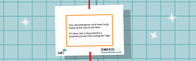 Graphic showing a Red Cord Card against a tiled background