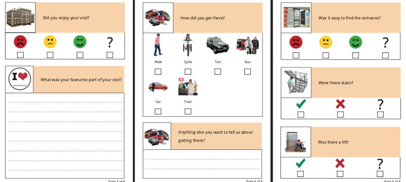 Easy Read Review Forms image